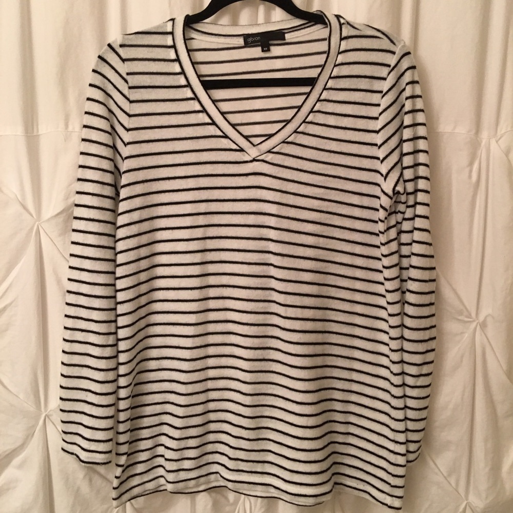 Gibson stripe long sleeve shirt size xs.